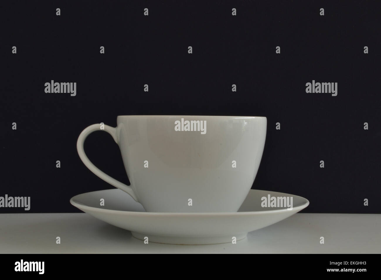 Tazza da caffè con piattino Foto Stock