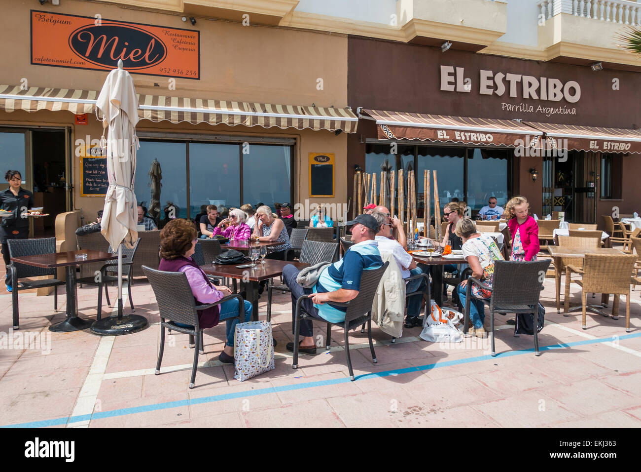 Belga e Ristoranti Argentini Costa del Sol Spagna Foto Stock