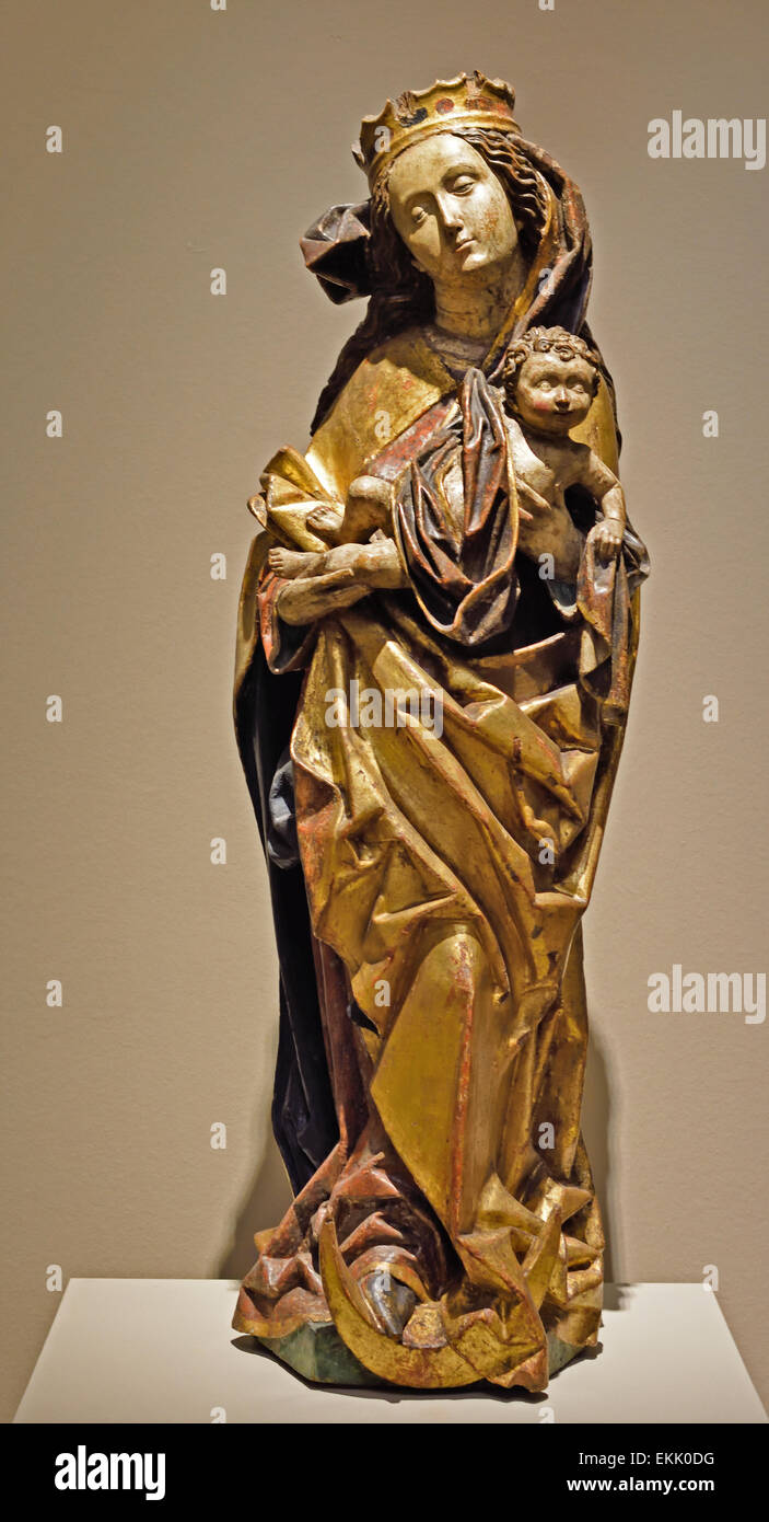 Madonna 1480 Schwaben - Svevia il tedesco in Germania Foto Stock