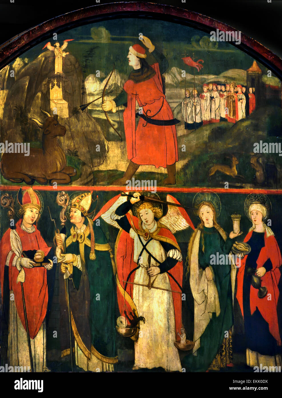 Altare alato 1516 ( Beinhauskapelle a Baden nel cantone di Argovia Alto Reno il tedesco in Germania Foto Stock