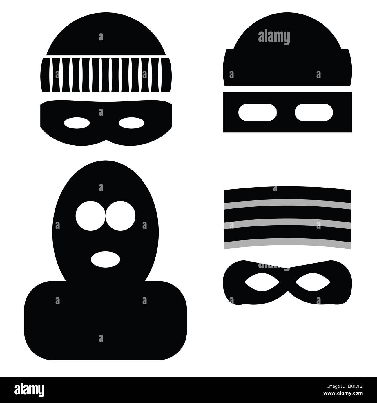 Icone di ladro Foto Stock