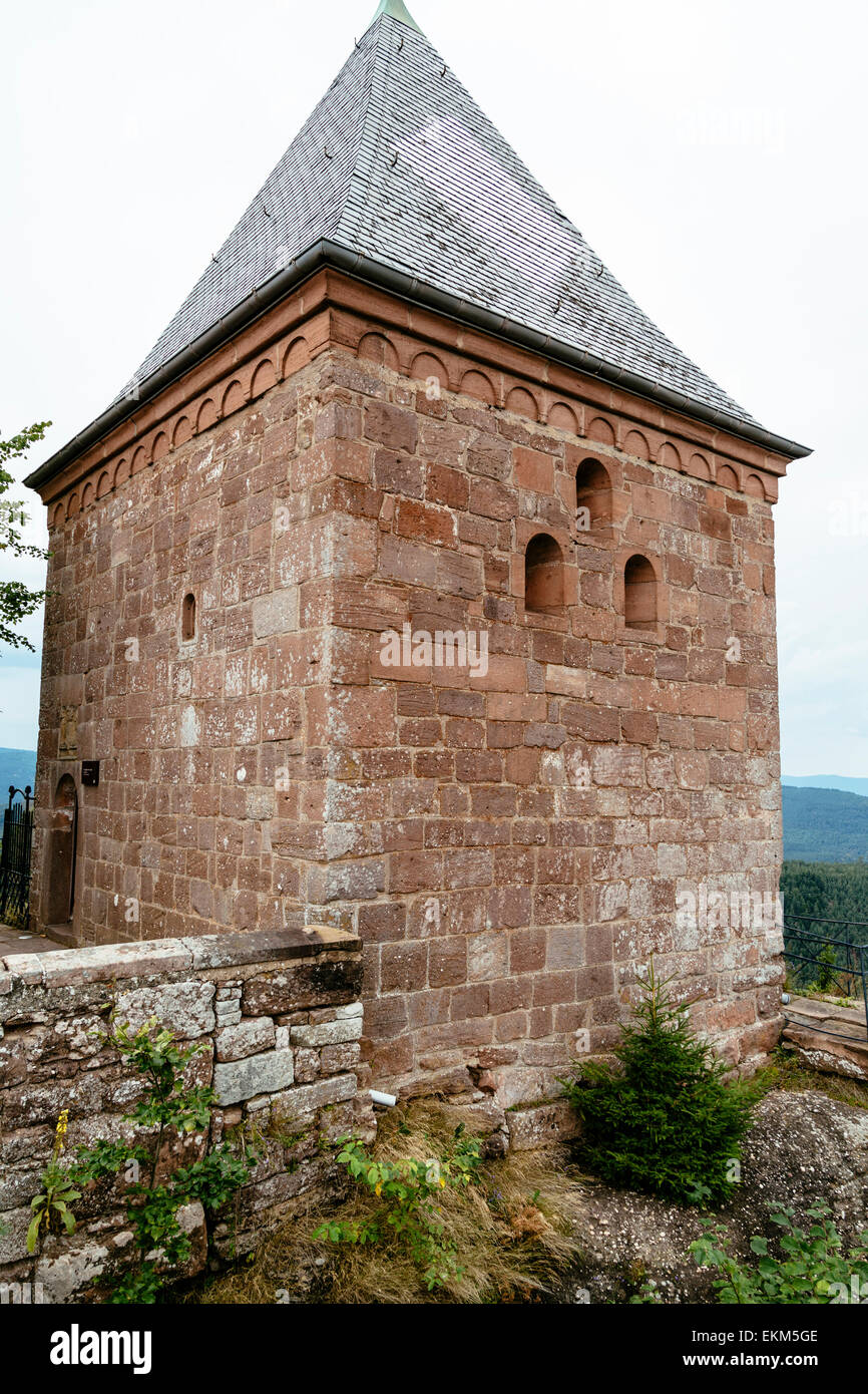 Mont Sainte-Odile, Ottrott, Alsazia, Francia Foto Stock