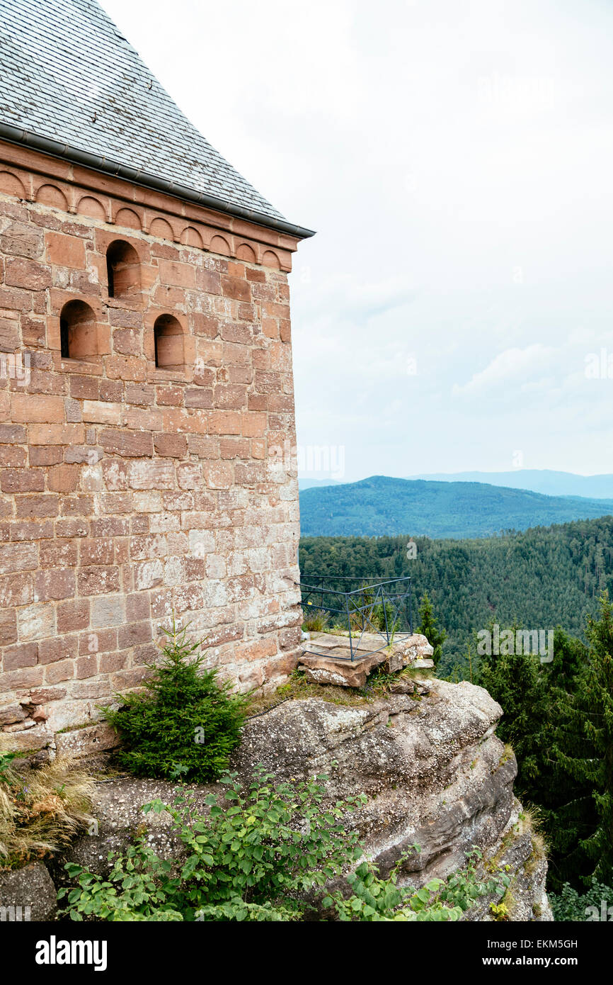 Mont Sainte-Odile, Ottrott, Alsazia, Francia Foto Stock