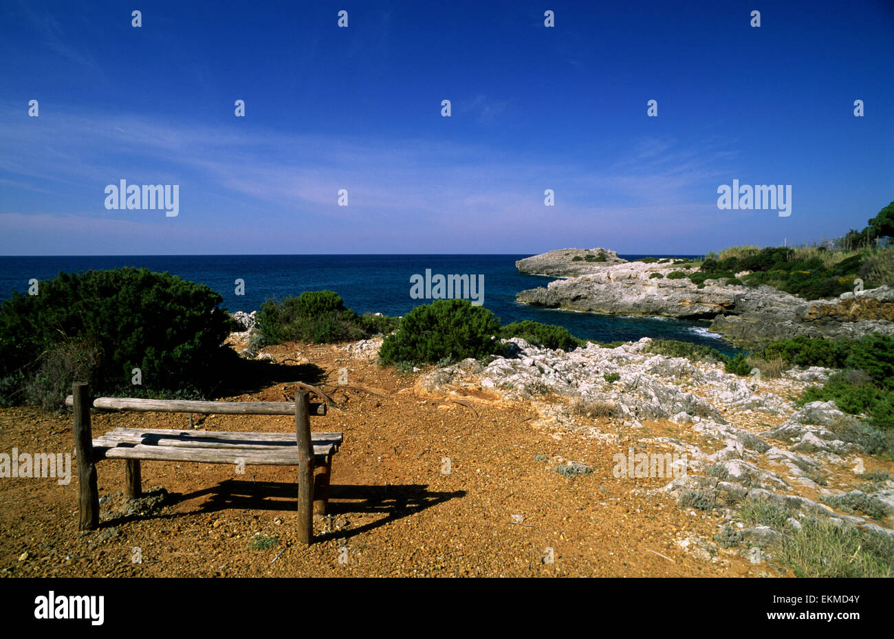 Italia, Campania, Parco Nazionale del Cilento, Marina di Camerota Foto Stock