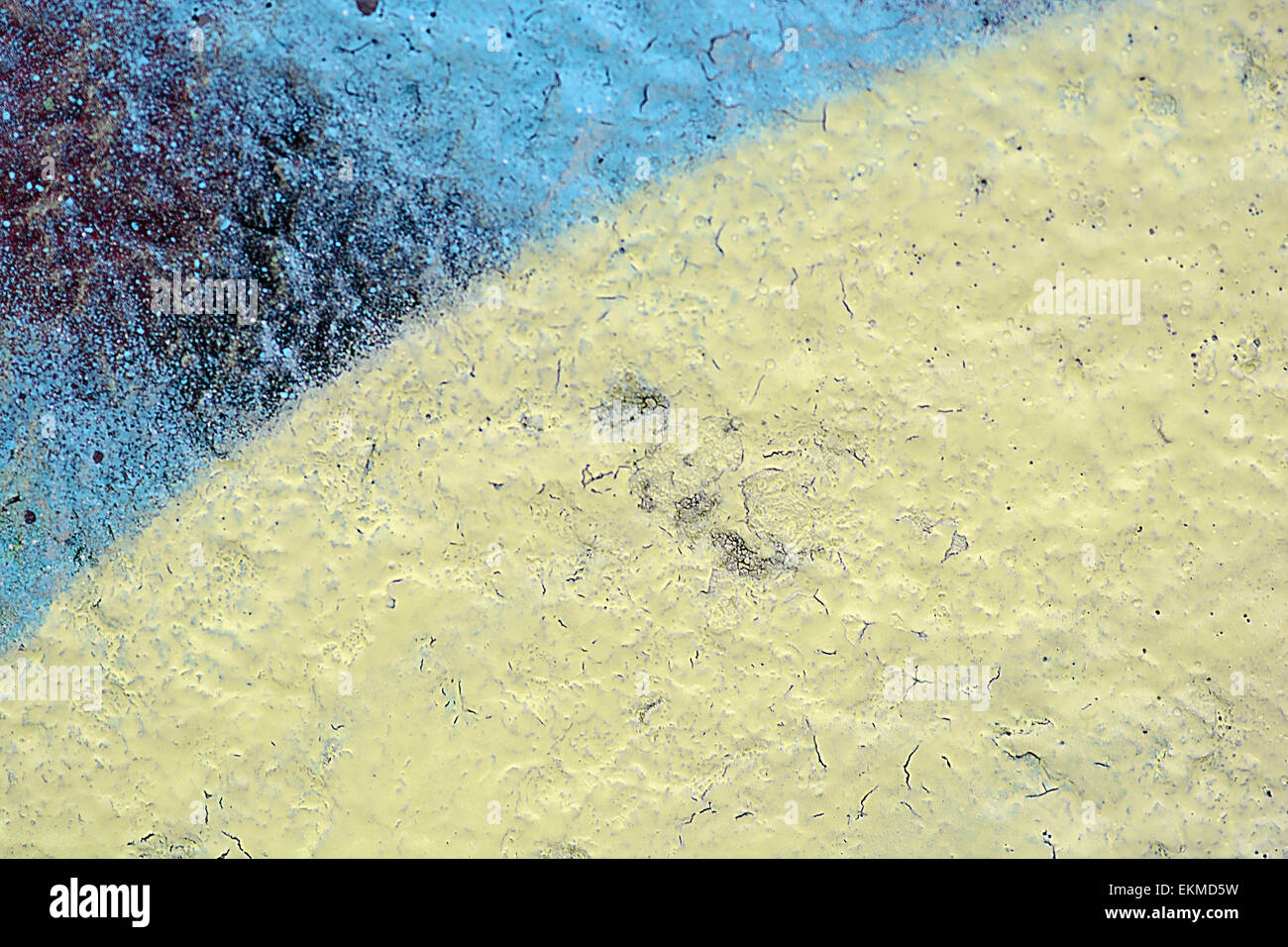 Vecchia parete della vernice Foto Stock