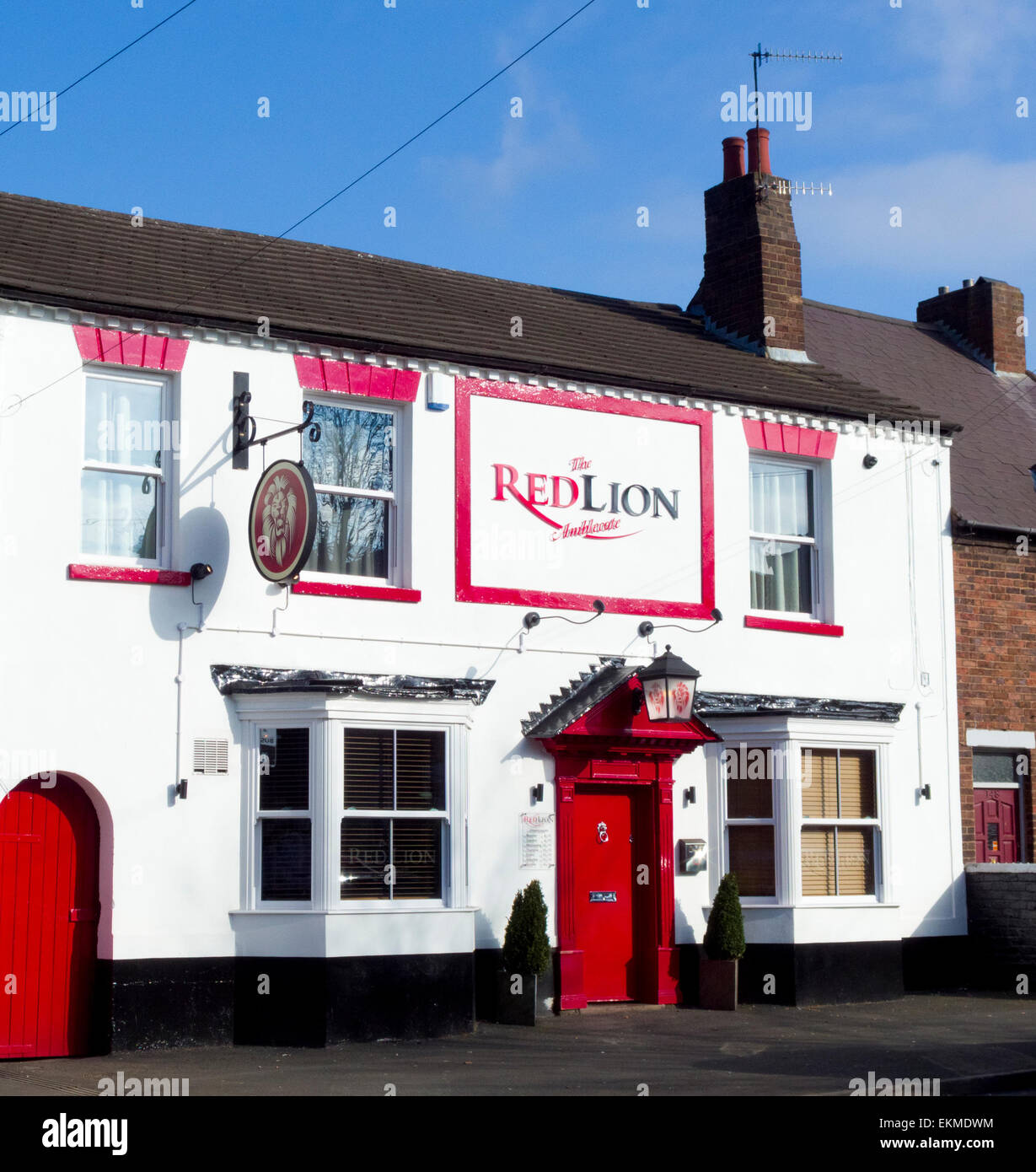 Pub Red Lion, Brettell Lane, Amblecote, West Midlands, England, Regno Unito Foto Stock