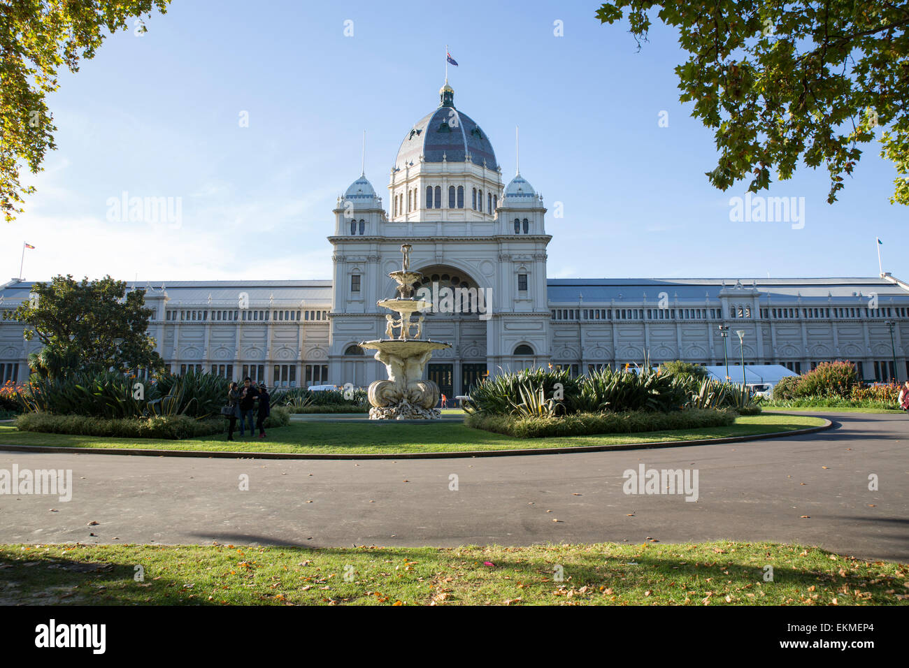 Il Royal Exhibition Building in giardini Carlton, Melbourne, Australia Foto Stock