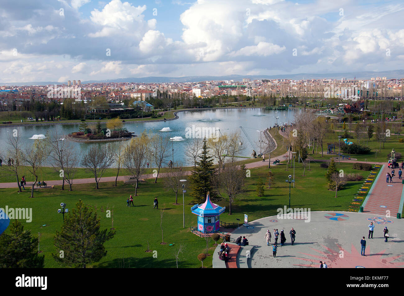 Parco Sazova a Eskisehir Foto Stock