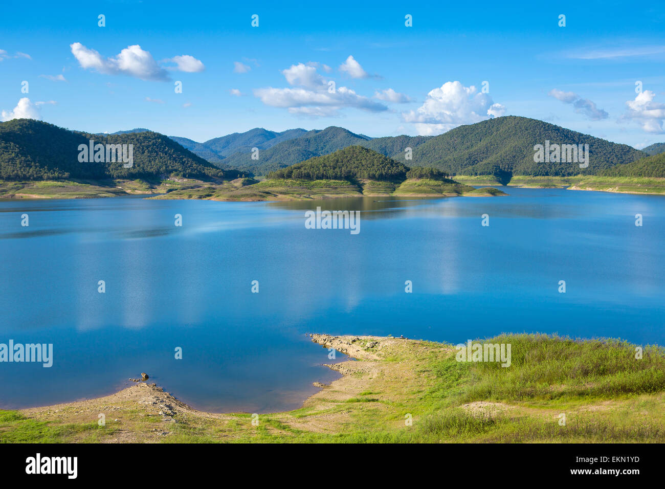 Mae Kuang lago in Thailandia Foto Stock