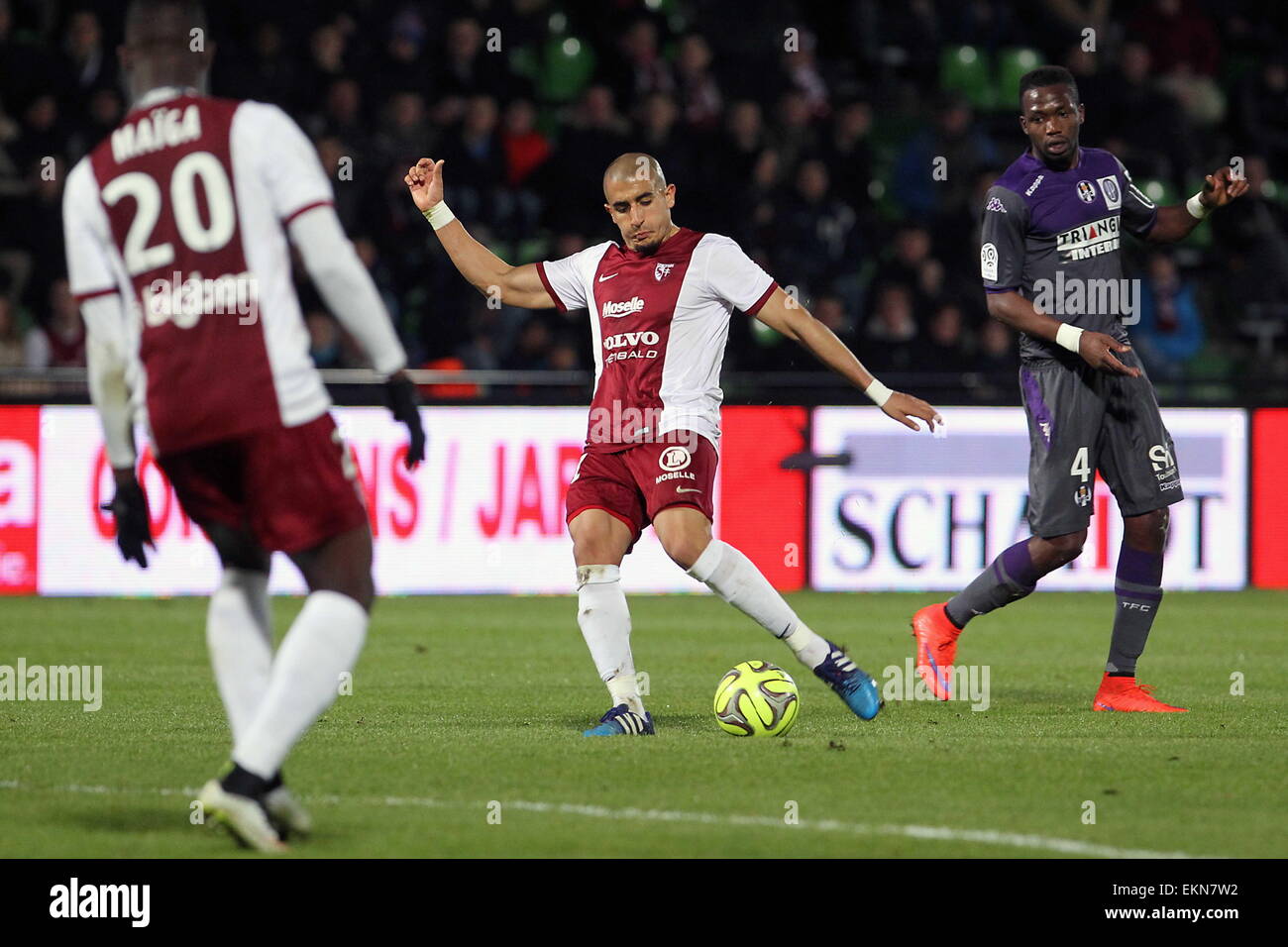 Ahmed KASHI - 04.04.2015 - Metz/Toulouse - 31eme journee de Ligue 1 .Photo : Fred Marvaux/Icona Sport Foto Stock