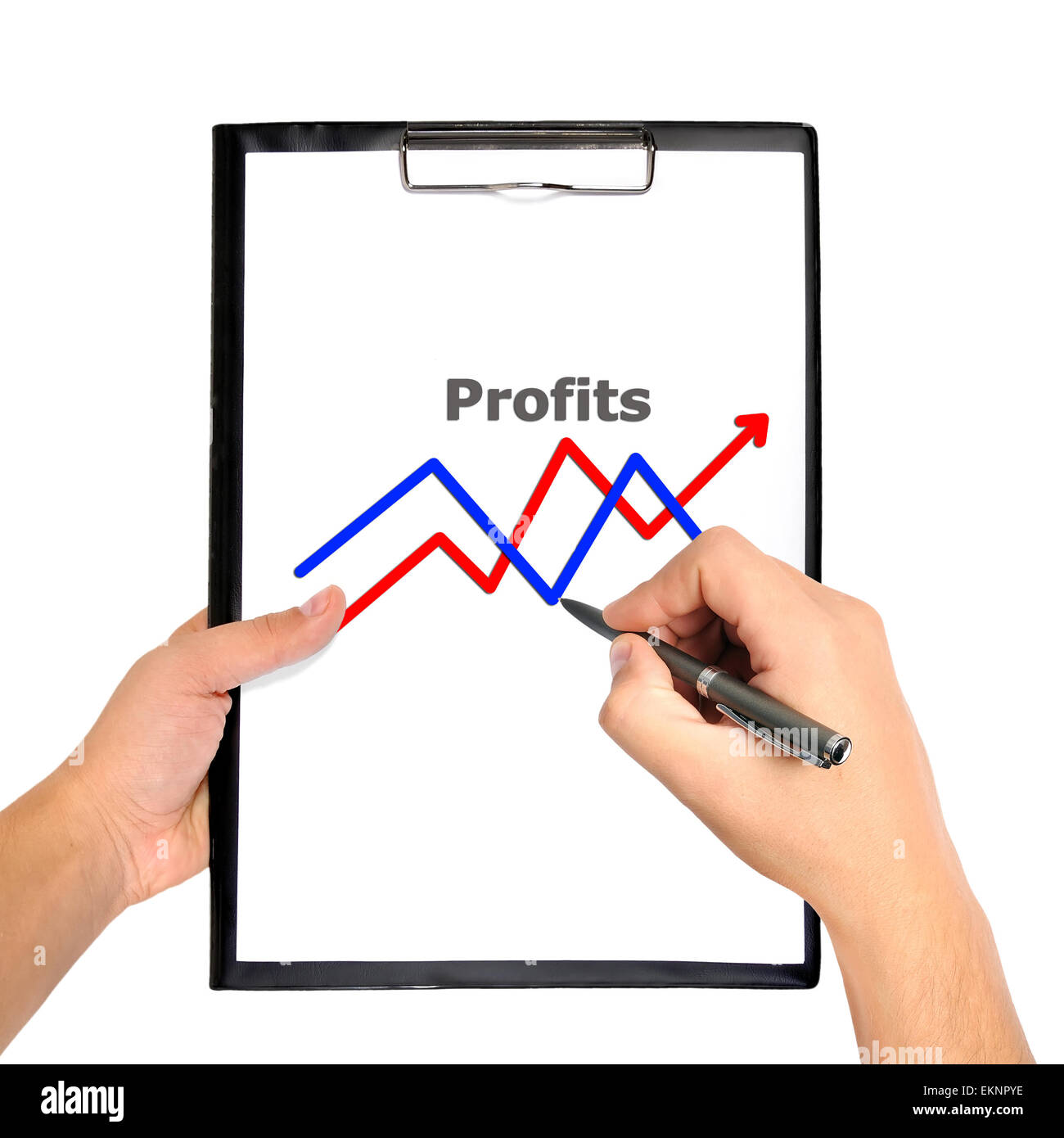 Il grafico negli appunti Foto Stock