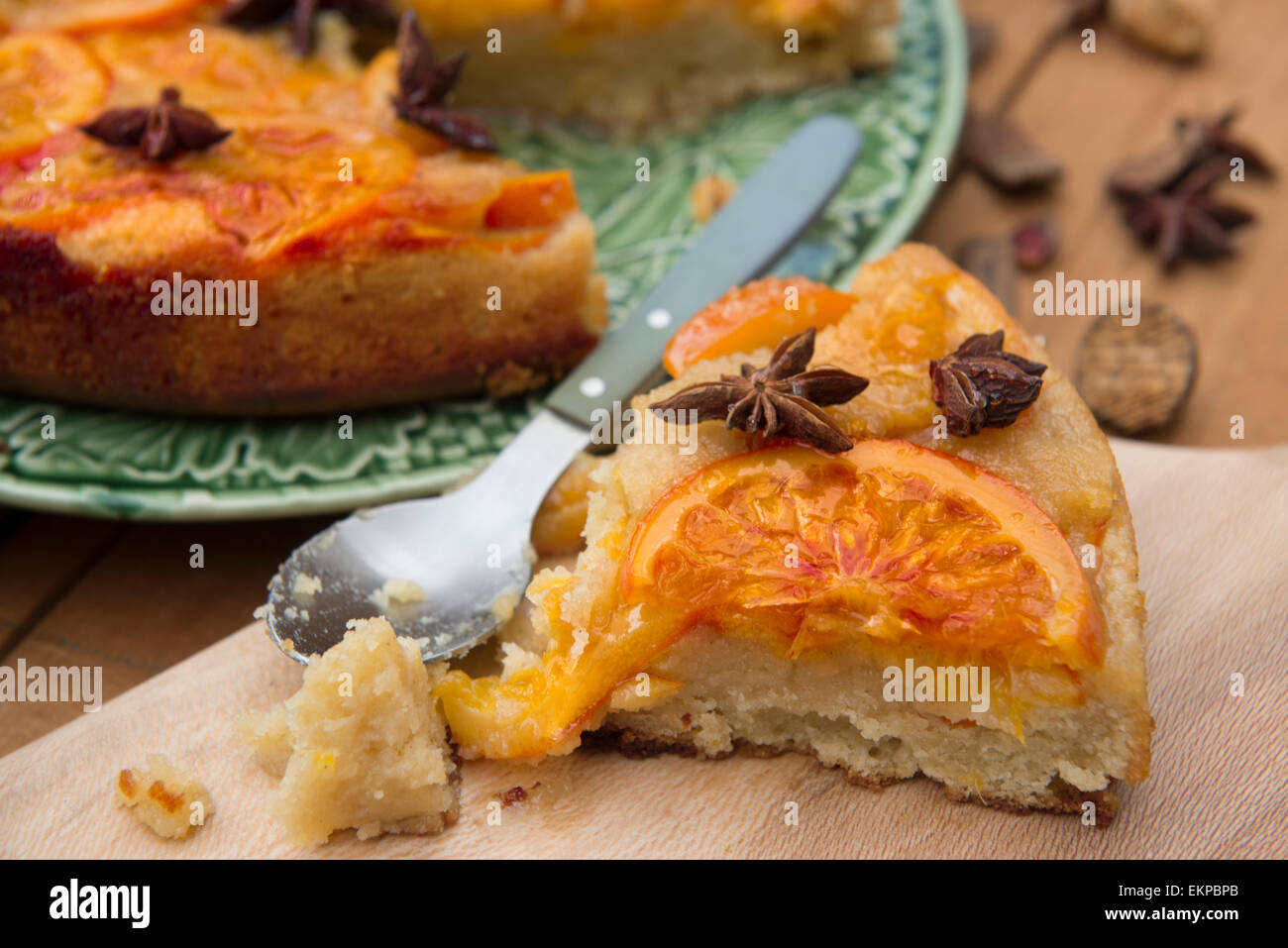 Torta all'arancia Foto Stock