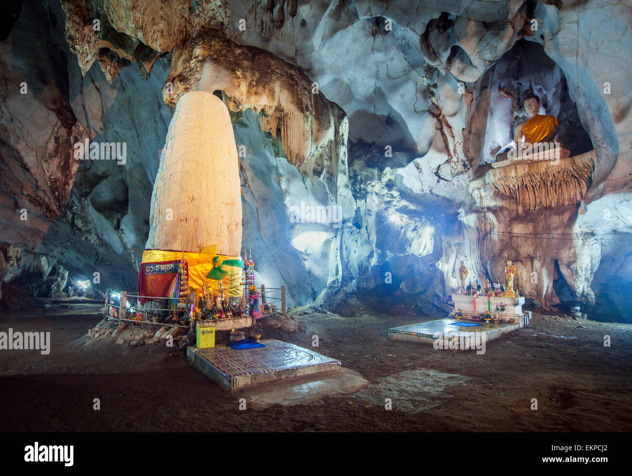 Meung sulla grotta, Chiang Mai, Thailandia Foto Stock