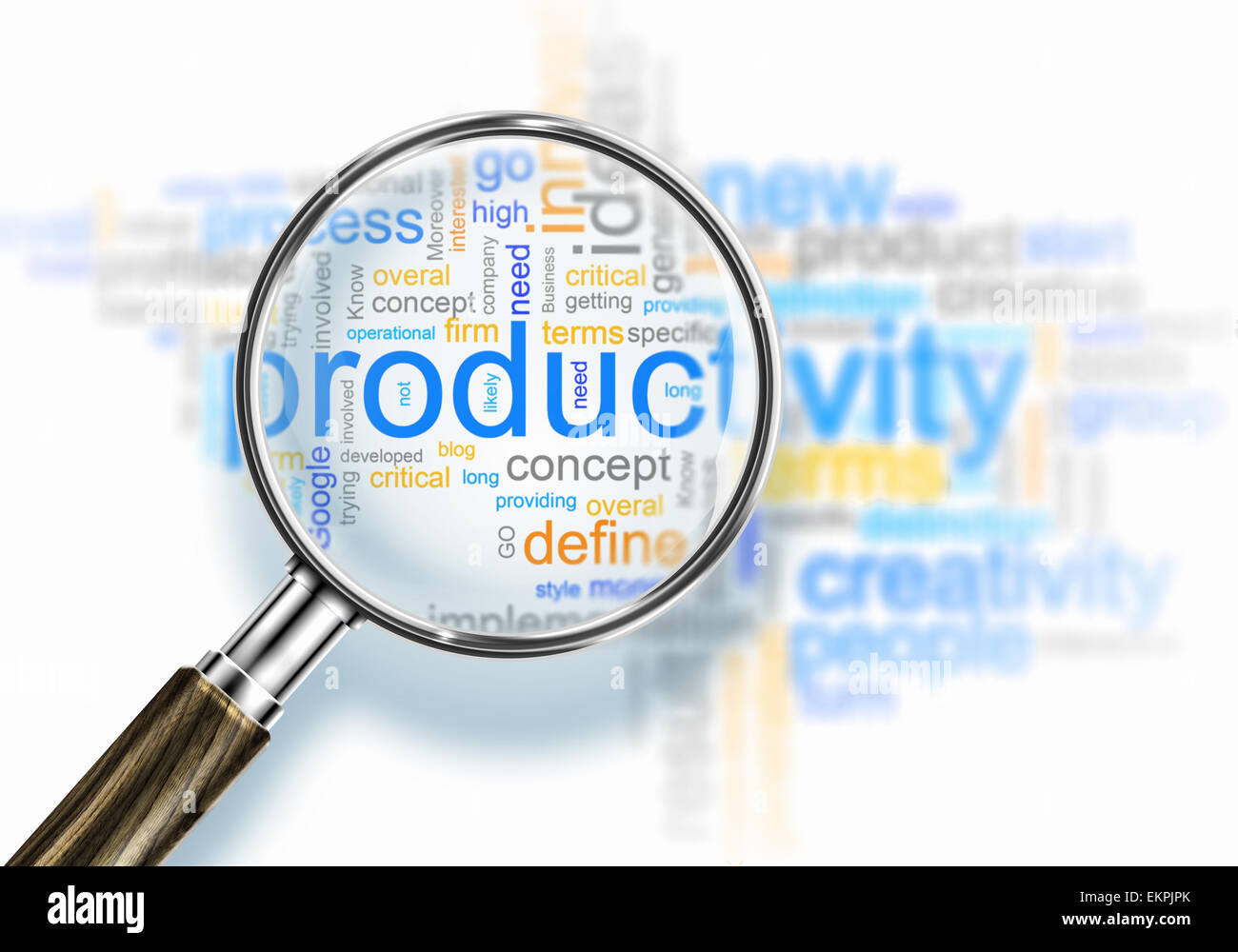 Parola di business cloud Foto Stock