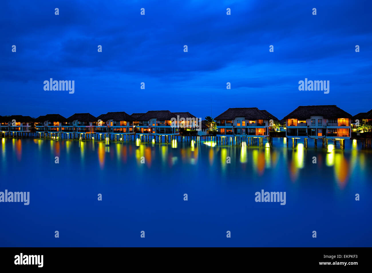 Ville sull'acqua Foto Stock