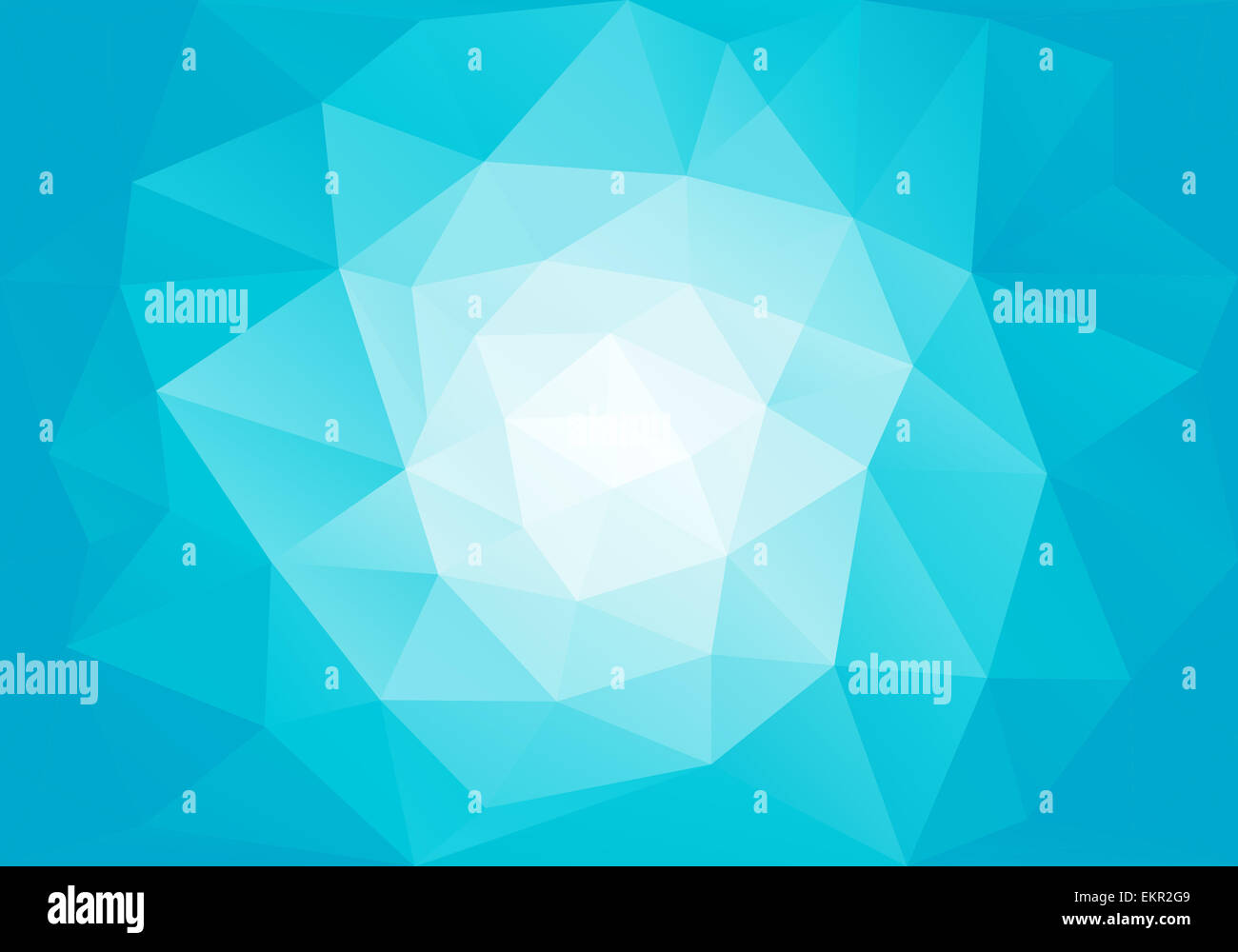 Abstract bassa blu poli sfondo, vettore elemento di design Foto Stock