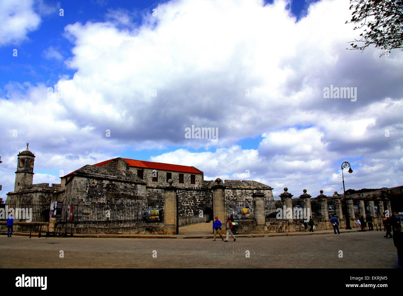 La splendida old fort a l'Avana, Cuba. Foto Stock