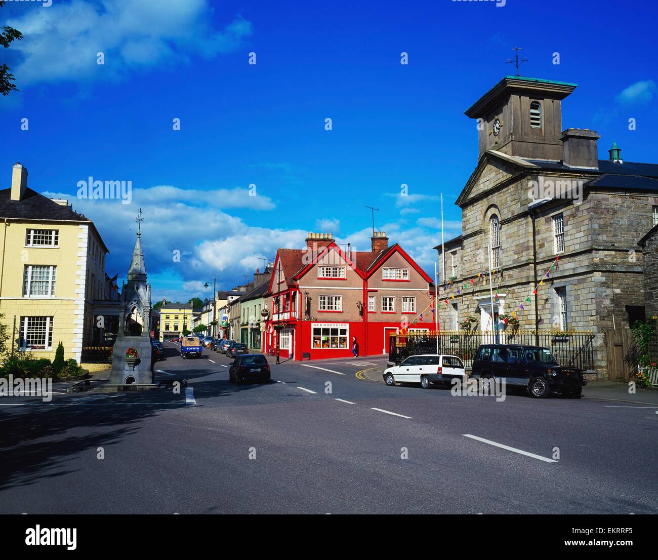 Lismore Village Center, Co Waterford, Irlanda Foto Stock