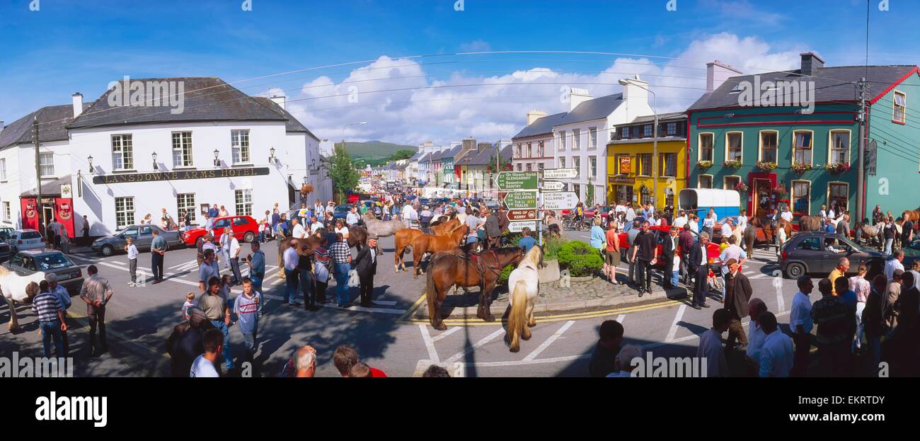 Giorno di fiera, Kenmare, Co. Kerry, Irlanda Foto Stock