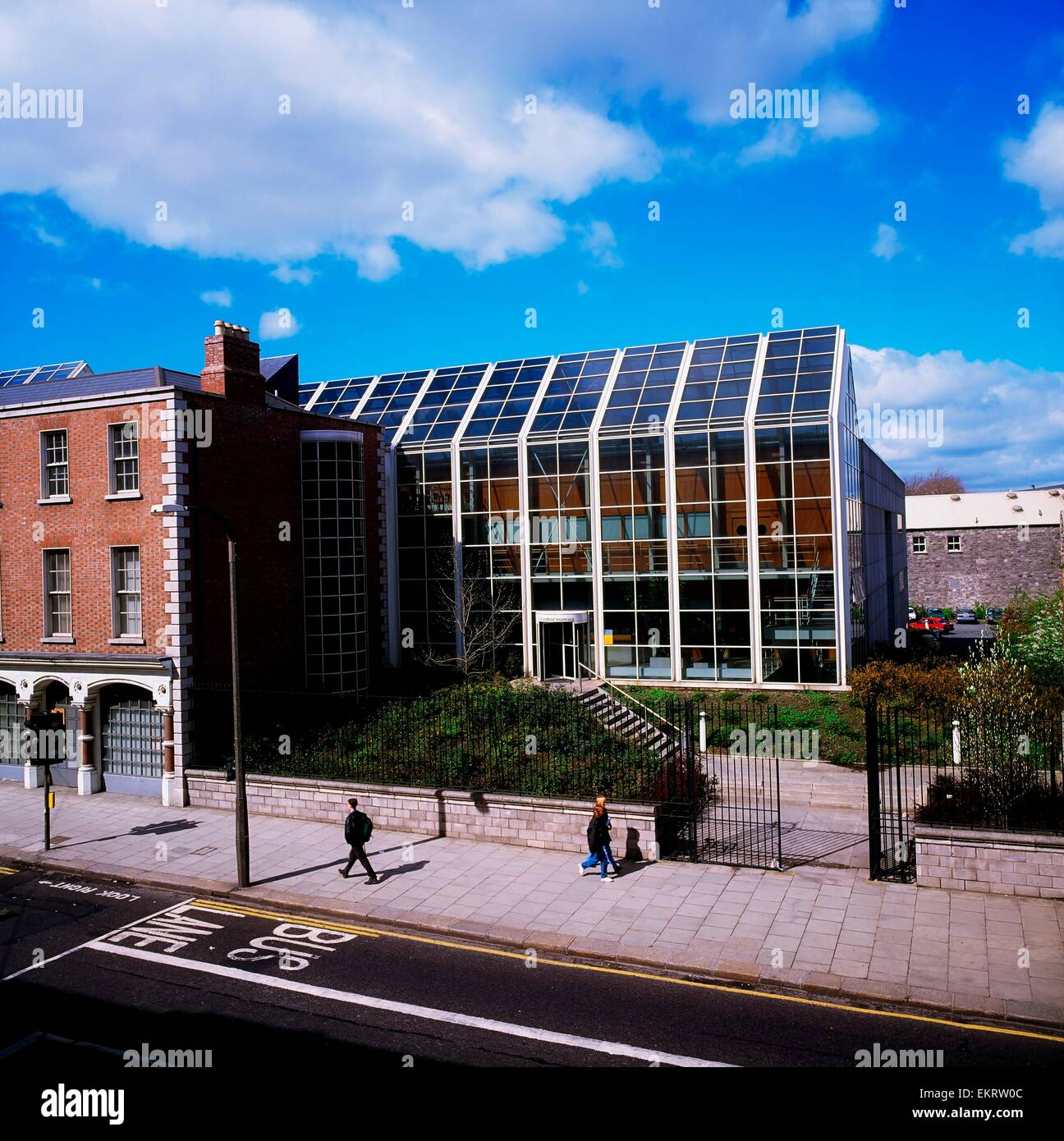 Dublino,Co Dublin , Ireland;vista esterna del Trinity College Foto Stock