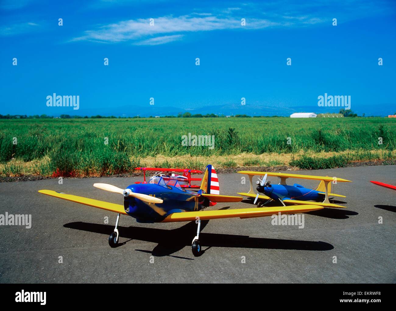 Derry City, Co Derry, Irlanda del Nord, la città di Derry Airshow 1997, Radio controllato piani modello Foto Stock