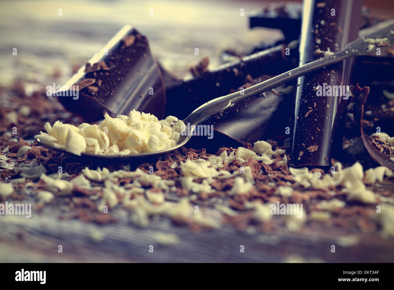 Cioccolato fondente Foto Stock