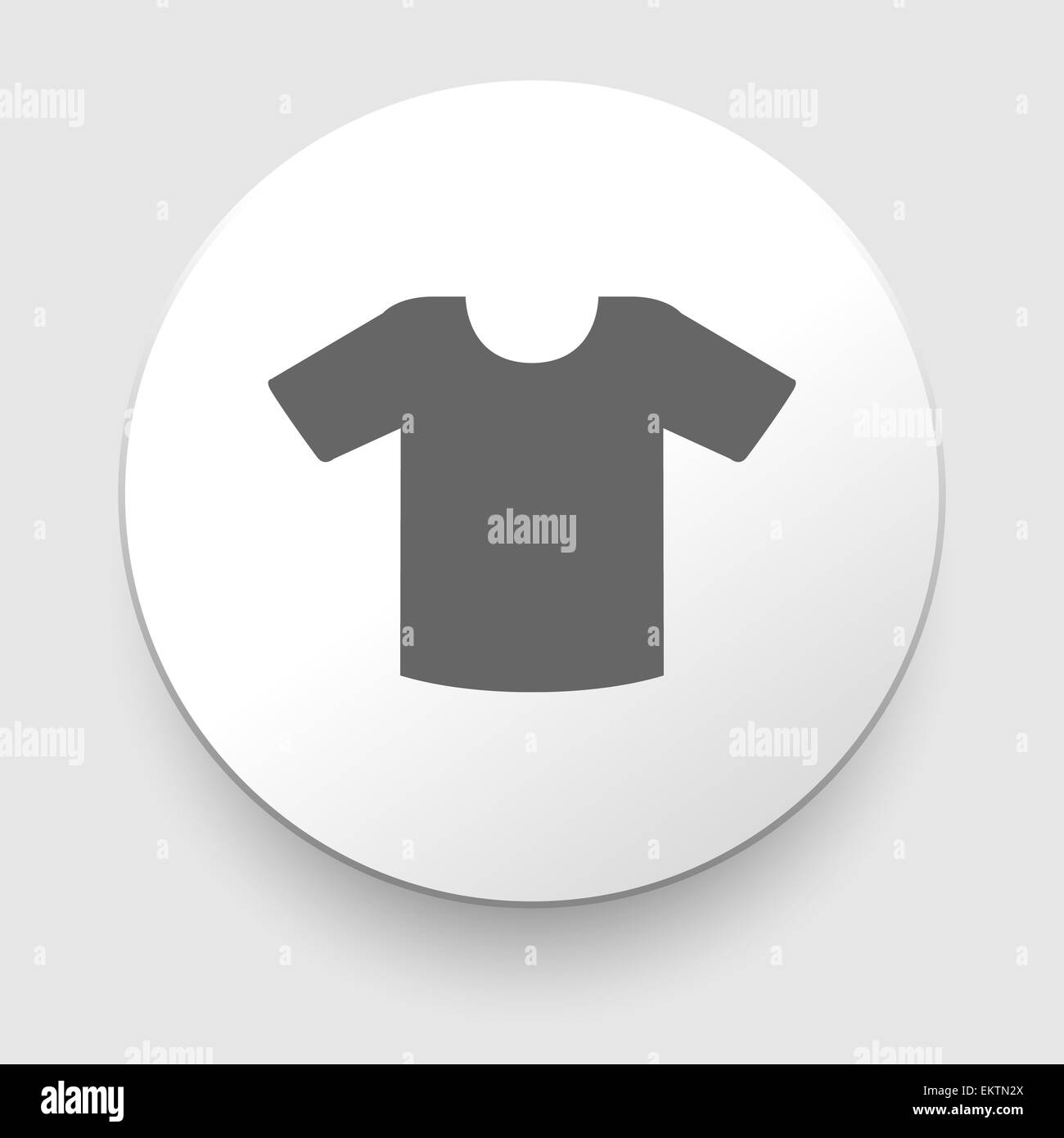 Icona di t-shirt Foto Stock