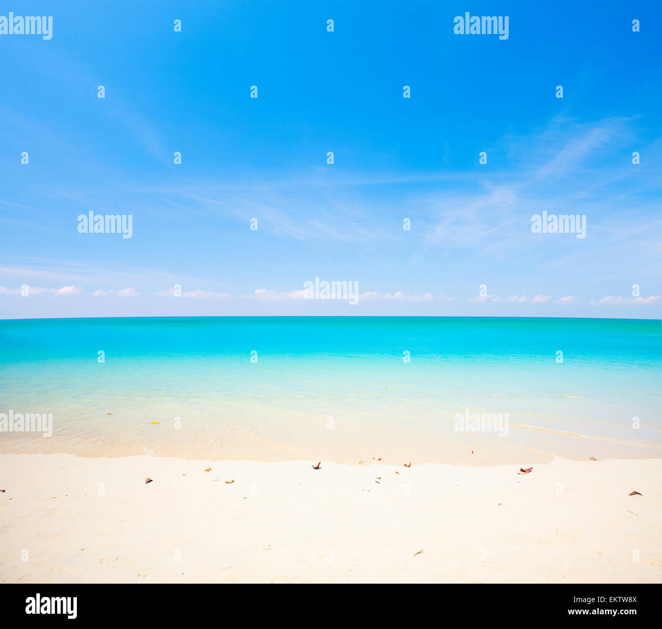 Spiaggia e mare tropicale Foto Stock
