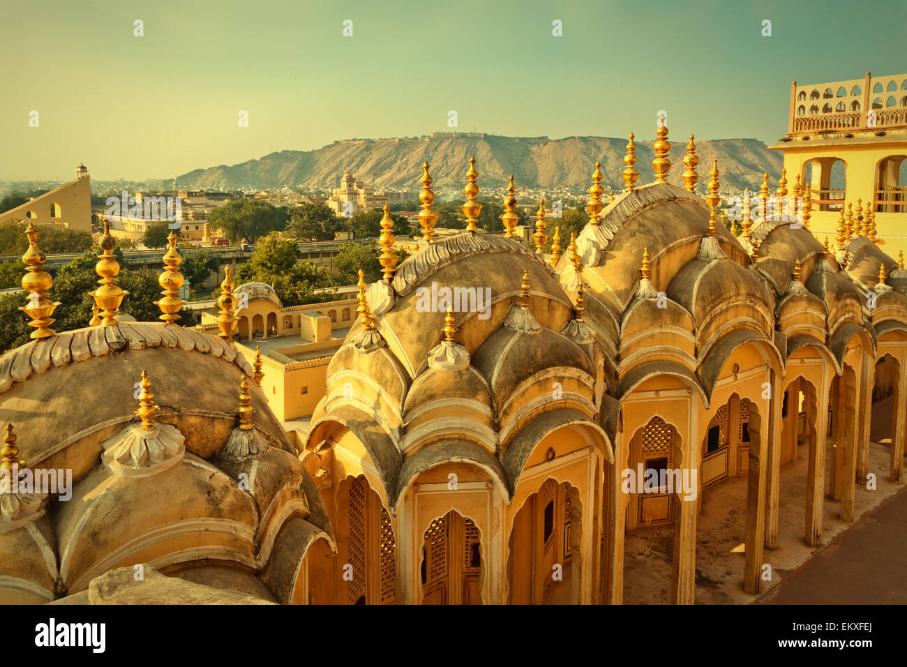 La città di Jaipur Palace Foto Stock