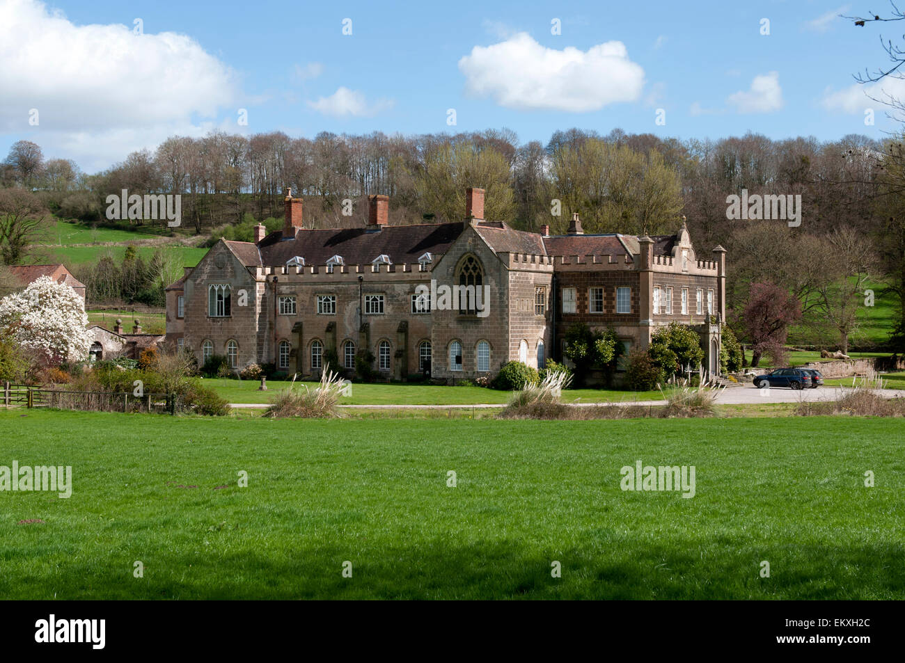 Flaxley Abbey, Gloucestershire, England, Regno Unito Foto Stock