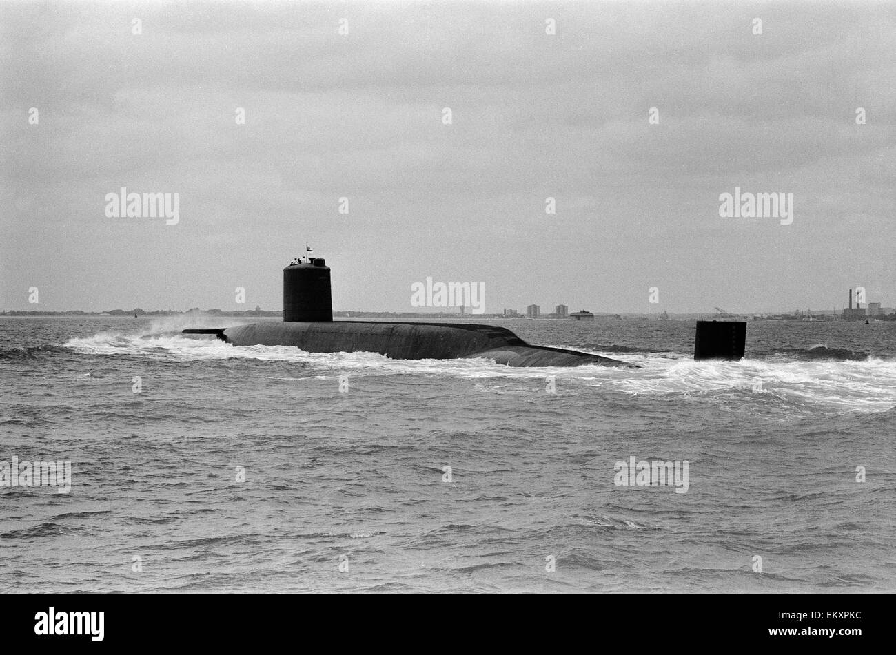 Polaris sommergibile HMS Risoluzione. 21 maggio 1970. Foto Stock