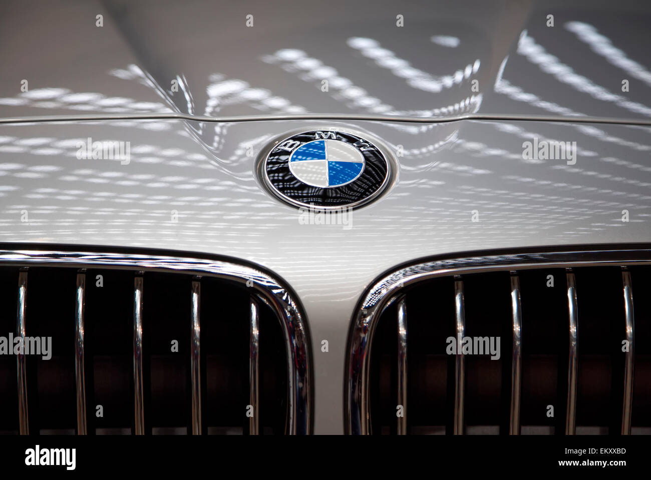 Dettaglio della BMW auto Foto Stock