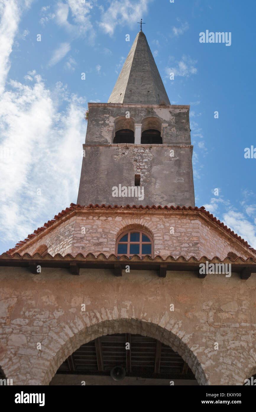 Basilica Eufrasiana di Parenzo in Istria, Croazia. UNESCO - Sito Patrimonio dell'umanità. Foto Stock