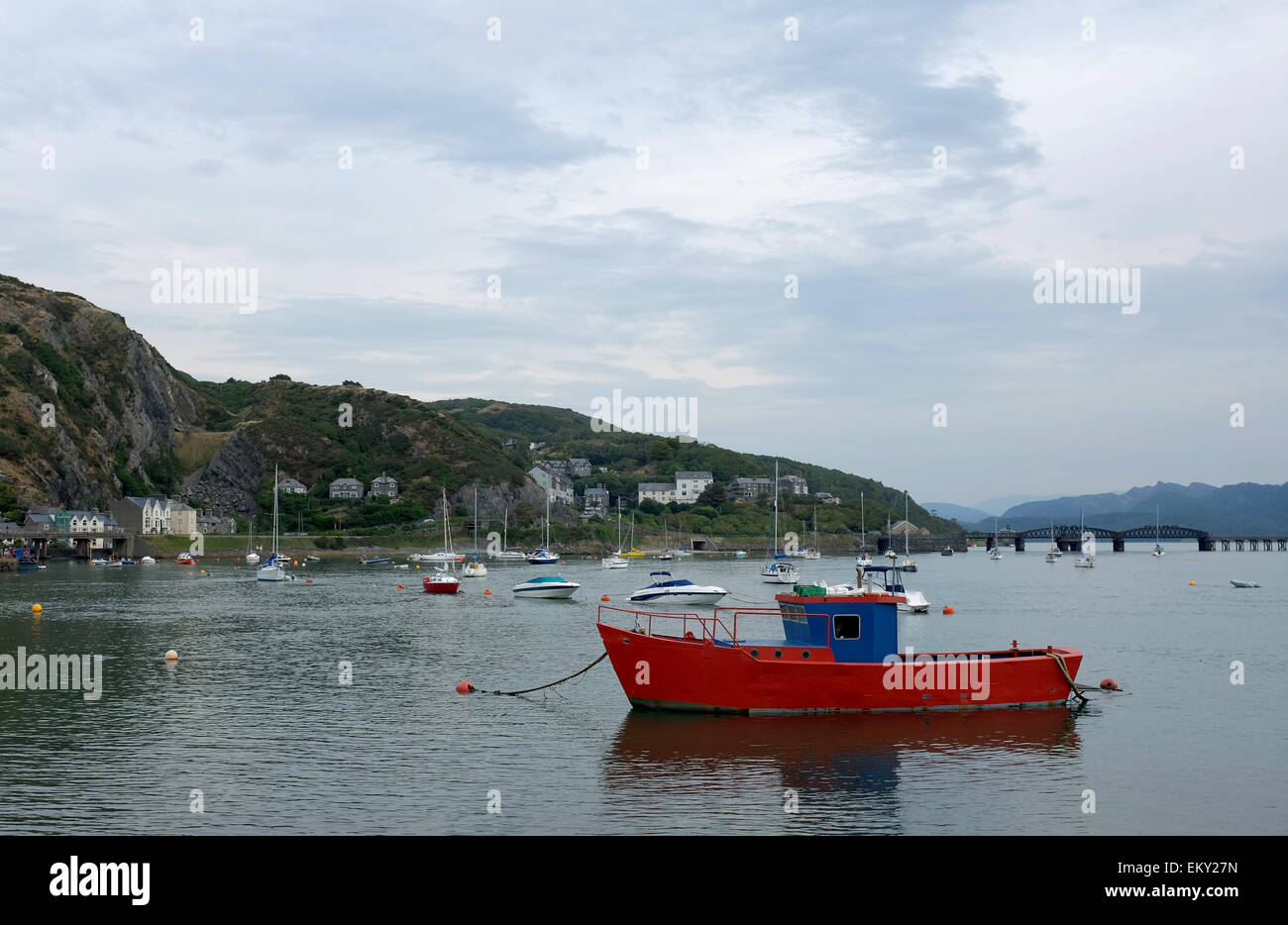 Blaenau Ffestiniog North Wales Harbour Foto Stock