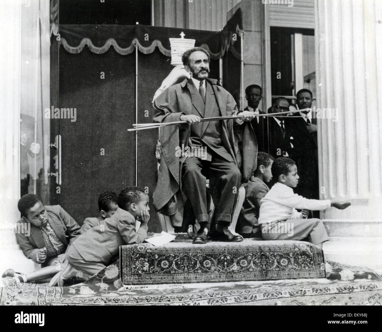 HAILE SELASSIE (1892-1975) Etheopian Regent circa 1957 Foto Stock