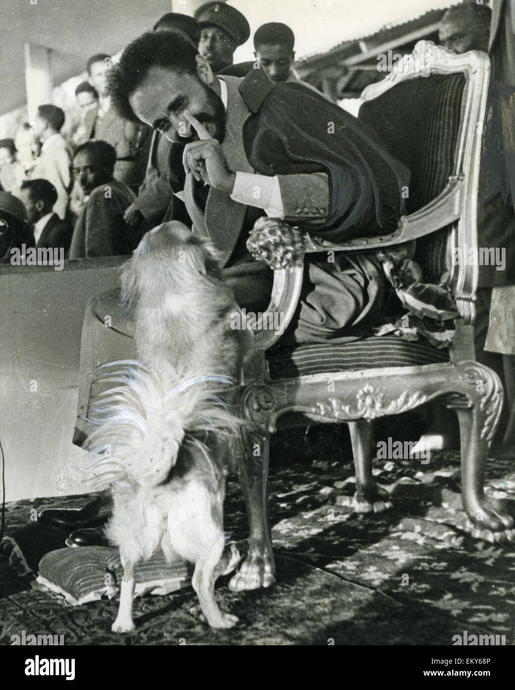 HAILE SELASSIE (1892-1975) Etheopian Regent nel 1960 Foto Stock