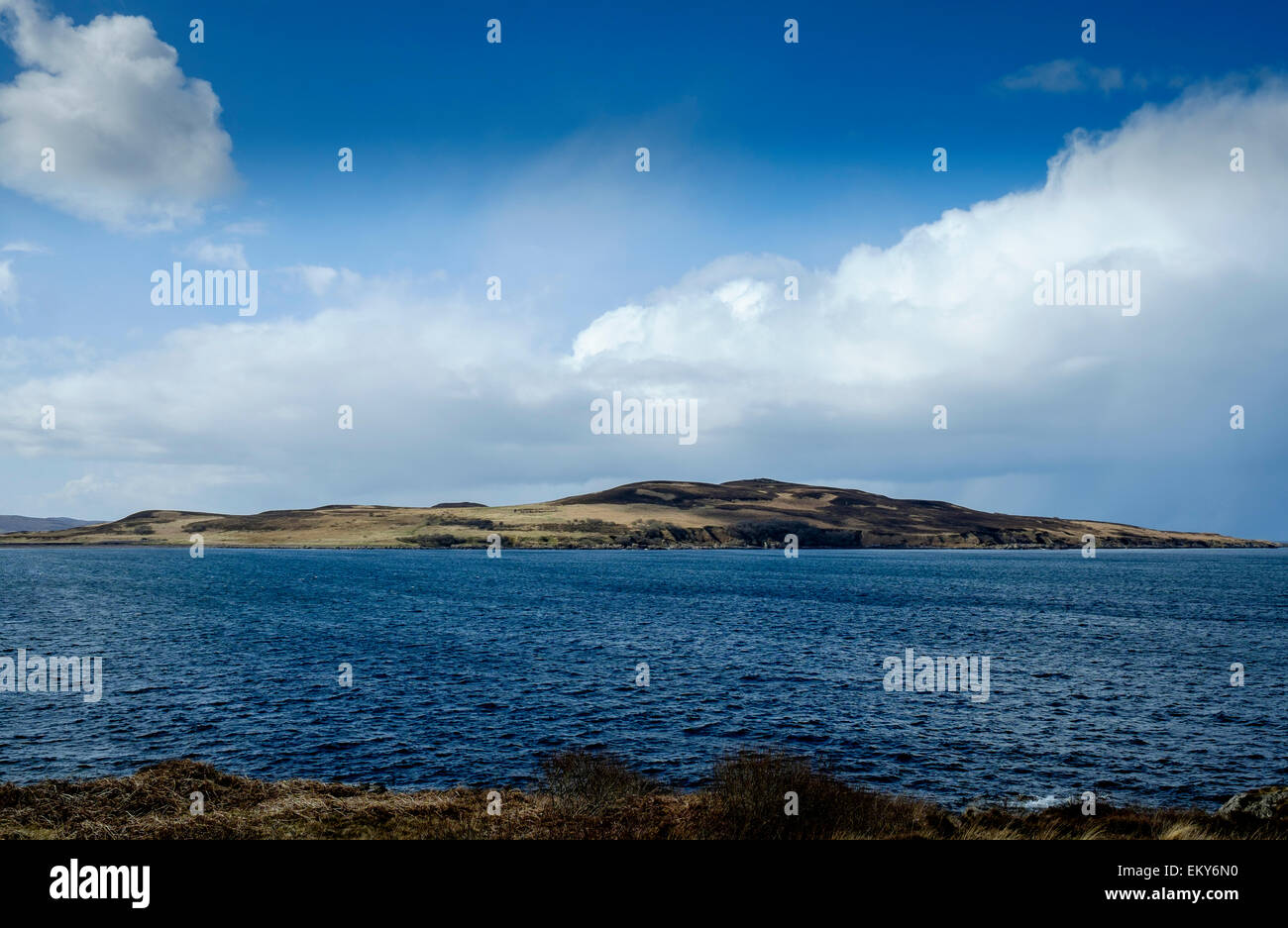 Gruinard Island della costa ovest della Scozia Foto Stock