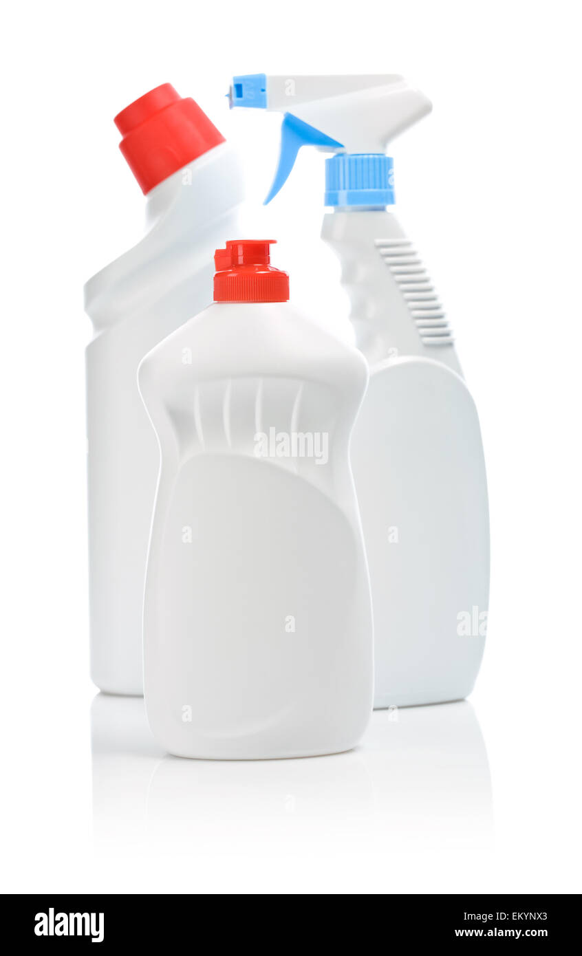 Spray e flacone di gel Foto Stock