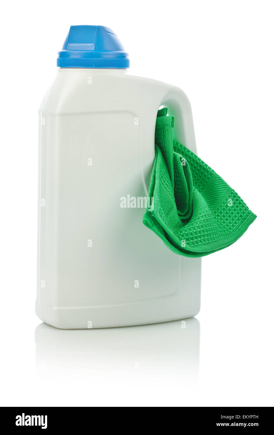 Bottiglia grande e verde igienico Foto Stock