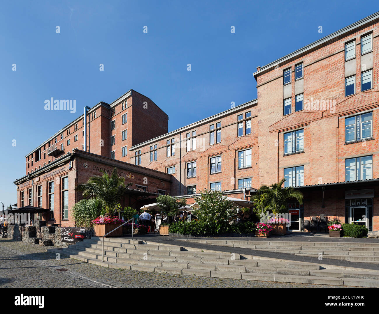 Segale Lehndorfer mill, monumento industriale, Braunschweig, Bassa Sassonia, Germania Foto Stock
