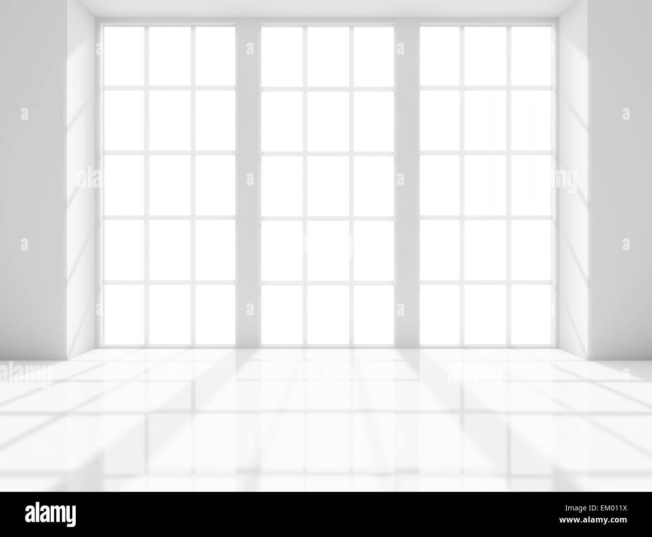 Bianco luce in camera Foto Stock