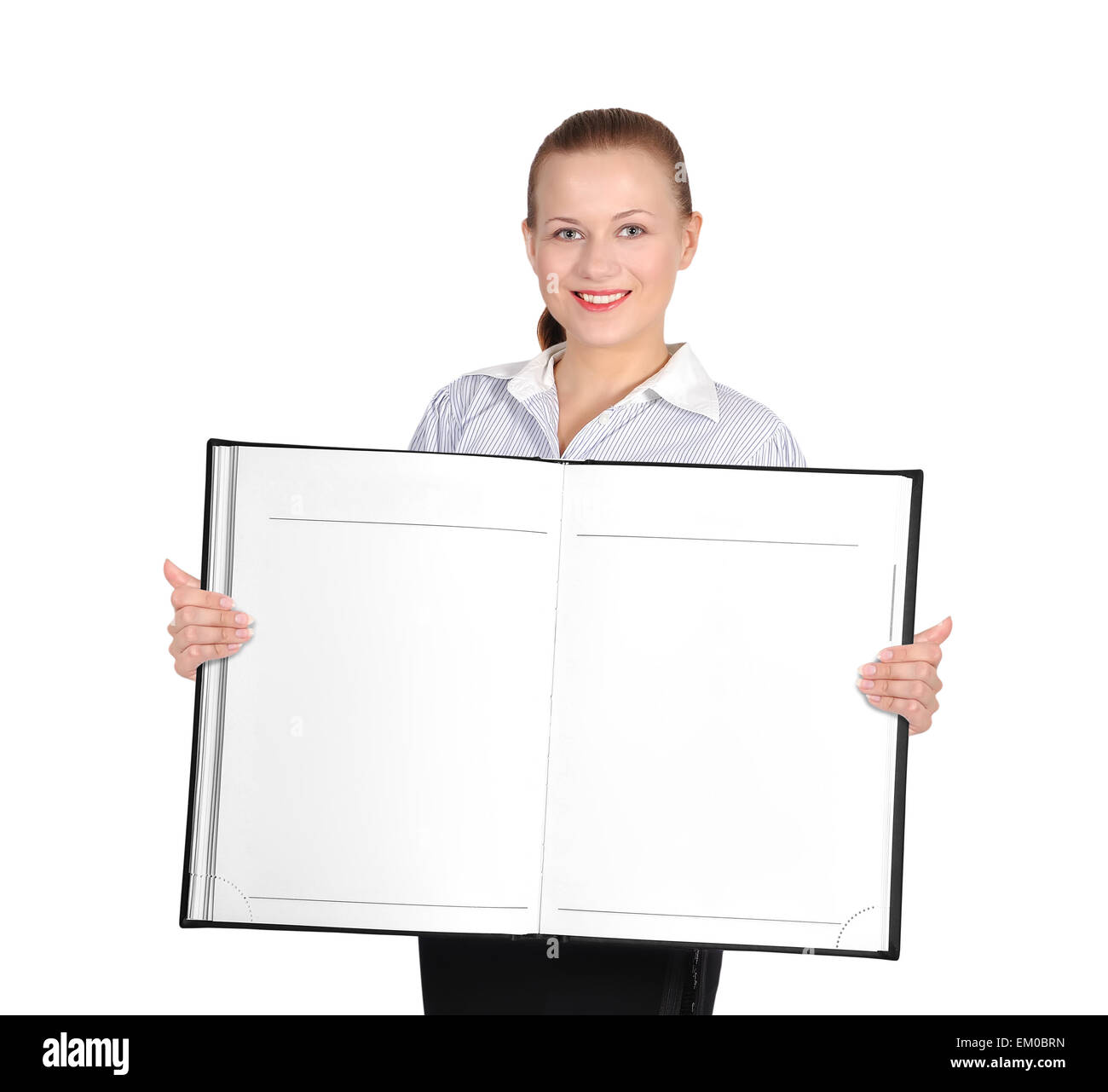 Ragazza con libro Foto Stock