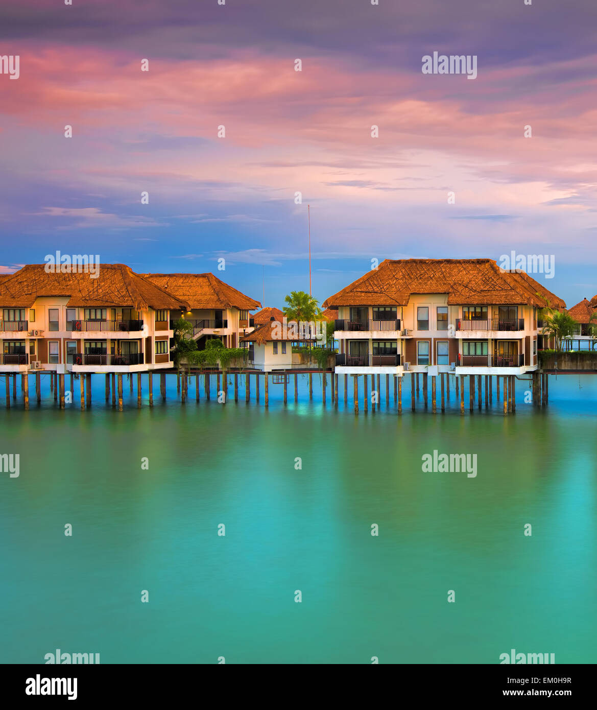 Ville sull'acqua Foto Stock