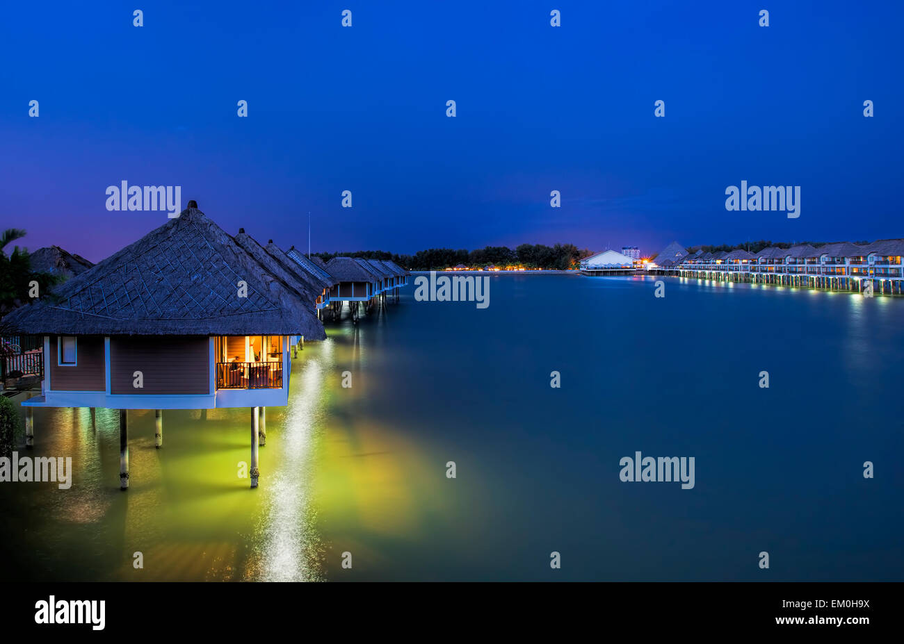 Ville sull'acqua Foto Stock