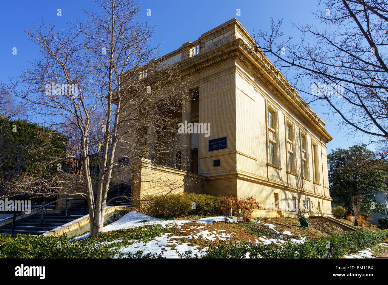 Il Laboratorio Voltiano, Associazione per persone non udenti o con problemi di udito nella storica area di Georgetown, Washington DC, Stati Uniti d'America. Foto Stock