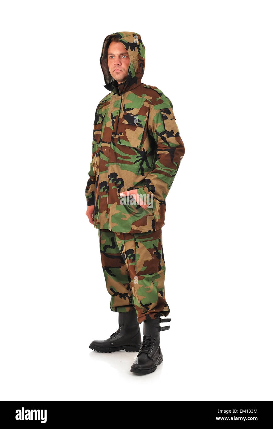 Militare uomo Foto Stock