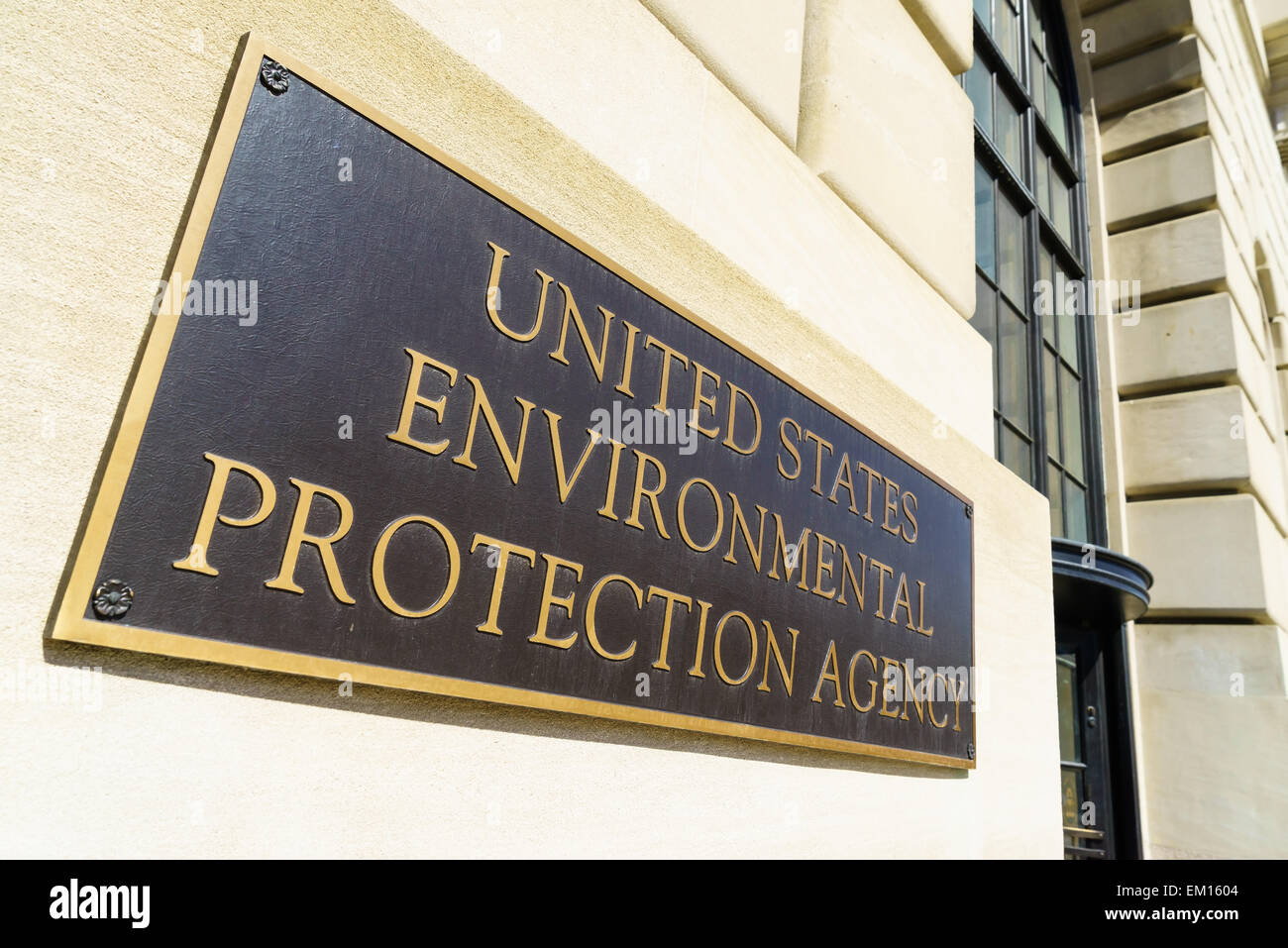 La sede centrale della US Environmental Protection Agency (EPA) al Triangolo Federale, Washington DC, Stati Uniti d'America. Foto Stock