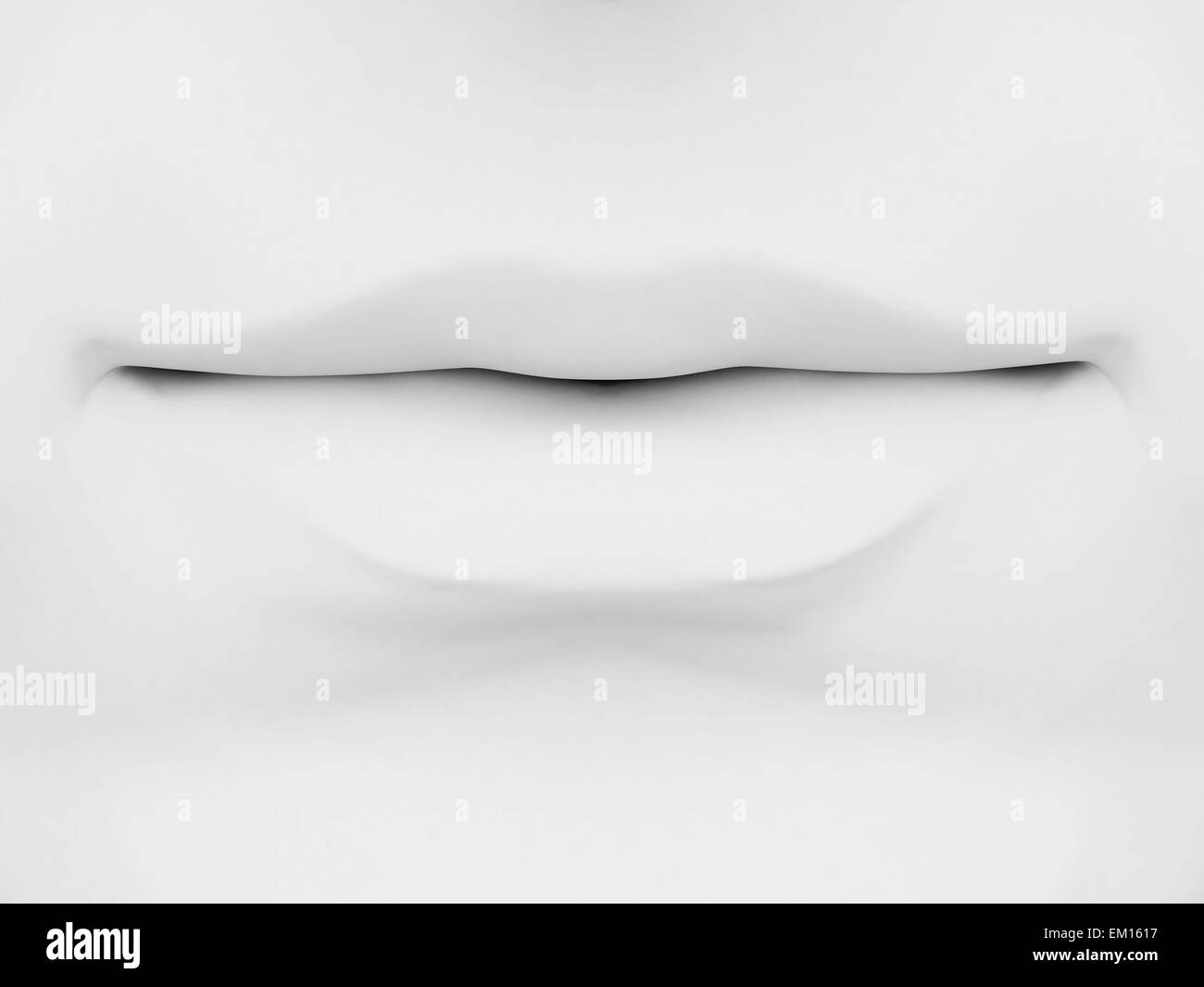 labbra 3d Foto Stock