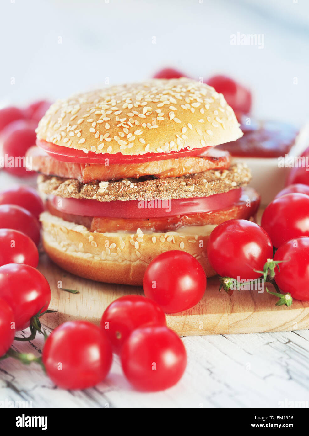 Hamburger Foto Stock