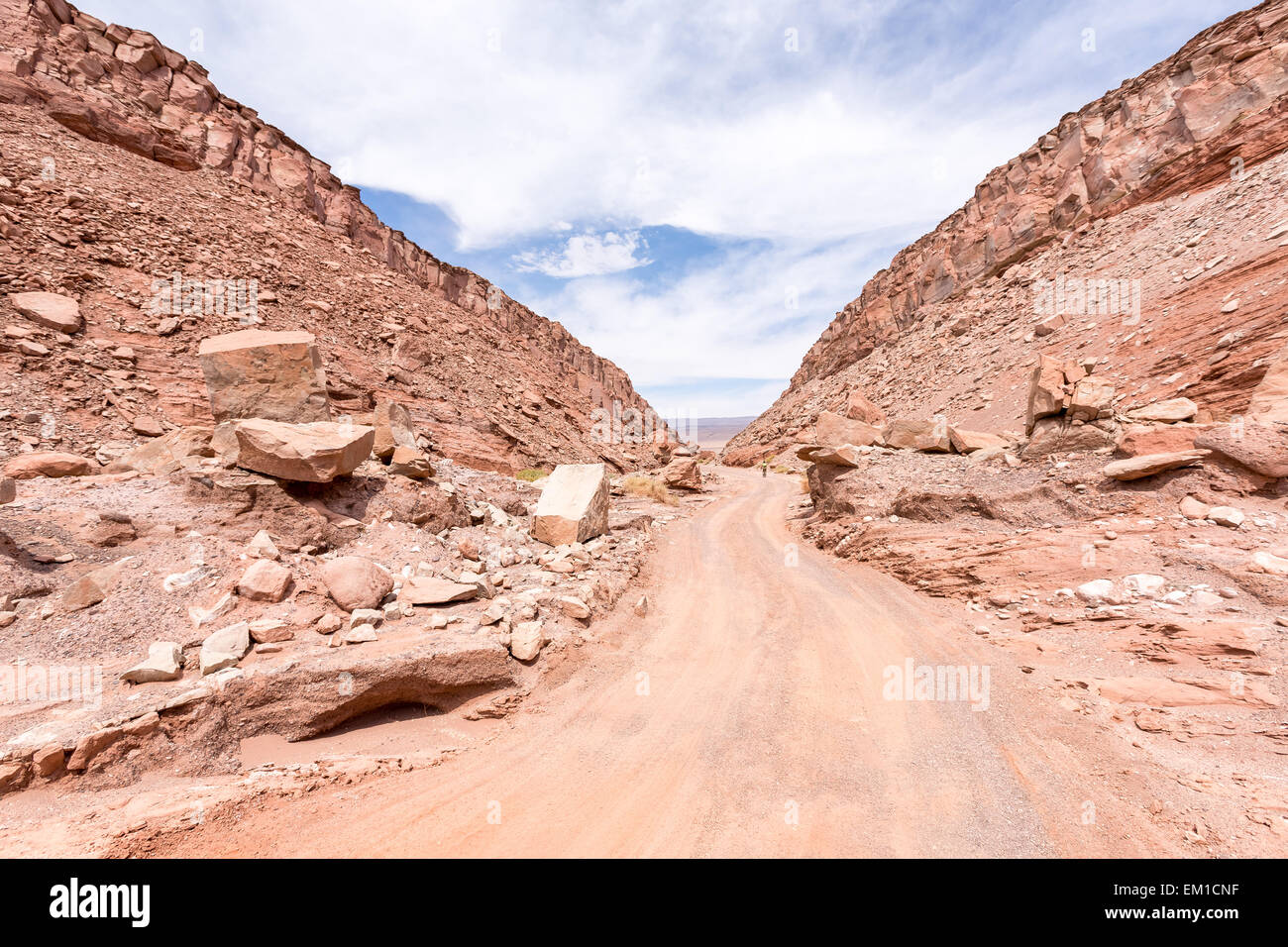 Escursioni in bicicletta nella Valle della Morte, San Pedro de Atacama, Cile, Ande, Sud America Foto Stock